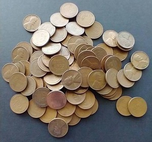 100 Wheat Pennies