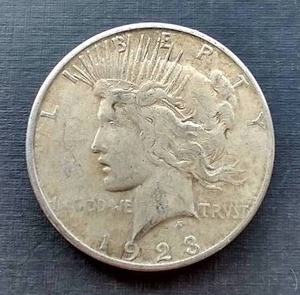 1923 Peace Dollar