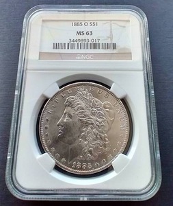 1885-O Morgan Dollar - MS63