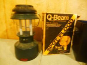 Coleman Lantern, Spot Light, Interstate Battery Tender