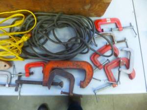 Wood Tool Box -Clamps & Cords