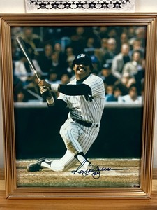 Autographed Reggie Jackson Photograph