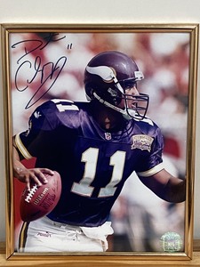 Autographed Dante Culpepper Photograph