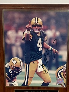 Autographed Brett Favre Photograph