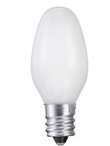 lot 647 image: Philips 415471 Night Light 7-Watt C7 Candelabra Base Light Bulb, 2-Pack (Set of 6)