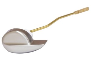 lot 658 image: FlushLine Replacement for TOTO Toilet Tank Lever Handle ST743S (Nickel)