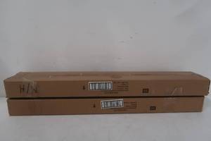 lot 665 image: 28 in. Oil Rubbed Bronze Standard Cafe Rod 58 in. Dia - Set of 4