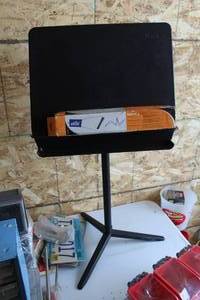 lot 37 image: Lot of (2) Display Easels - Wenger Easel, Quartet Instant Display Easel (in box)