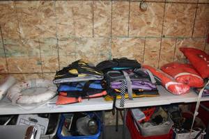 lot 72 image: Lot of (11) Life Saving Equipment - Life Jackets (x10), Life Saver Ring (x1)