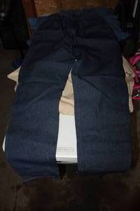 lot 158 image: Lot of (7) Minncor Industries Denim Elastic Pants X-Large 34W