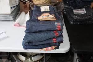 lot 165 image: Lot of (5) Dickies Branders Jeans Five Pocket Rigid Denim Straight Leg 30x30