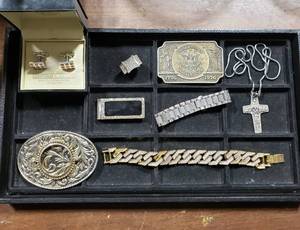 lot 3 image: Lot Of Mens Jewelry & Accessories