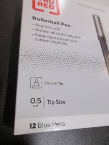 lot 44 image: Tru Red Rollerball Pens