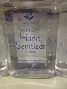 lot 80 image: Travel Hand Sanitizers