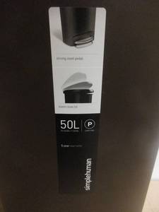 lot 18 image: Simplehuman Step-On Trash Can