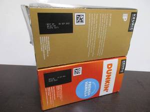 lot 77 image: Dunkin and Peets K-Cups