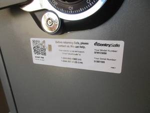 lot 1 image: SentrySafe Fire Safe