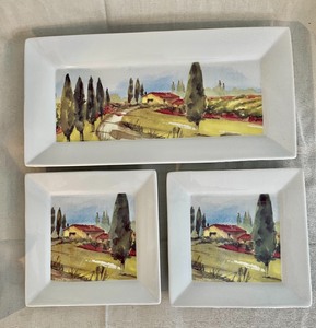 lot 42 image: Gourmet Village Serving Dishes