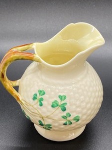 lot 5 image: Two Collectible Belleek Pieces (Black Mark)