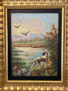 lot 1 image: Micro Mosaic Stunning Art Vatican Studio del Mosaico
