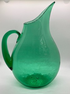 lot 7 image: Gorgeous Art Glass Pitcher -Blenko