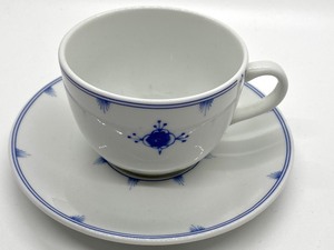 lot 8 image: Porsgrund Teacup and Saucer