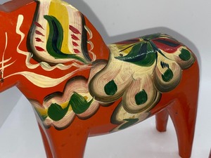 lot 62 image: Three Wonderful Dala Horses
