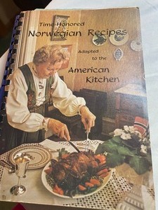 lot 90 image: Fun Vintage Norwegian and Scandinavian  Cookbooks