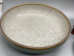 lot 91 image: Five Royal Copenhagen Crackle Finish Items