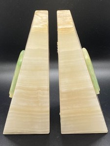 lot 94 image: Pair of Marble Bookends