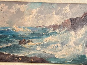 lot 112 image: Scenic Oil on Board Painting