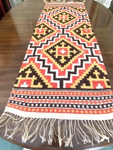 lot 111 image: Beautiful Woven TextileTable Runner