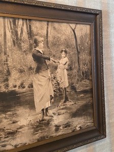 lot 117 image: Antique Black and White EtchingPrint