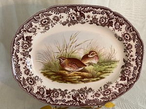lot 118 image: Two Spode Serving Pieces (Woodland)