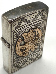 lot 131 image: 18K and Sterling Lighter (Peru)