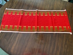 lot 156 image: Holiday ThemedScandinavian Style Table Runner