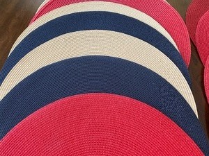 lot 155 image: Round Solid Color Placemats