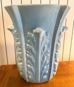 lot 223 image: Red Wing Light Blue Pottery Vase