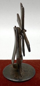lot 235 image: Vintage Silver Plated Windmill Figure by H. Hooljkaas
