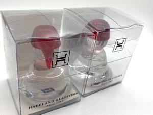 lot 228 image: Two Hadeland Glassware Snowman Figurines (NEW)