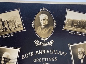 lot 272 image: Luther College 50th Anniversary Post CardReal Photo