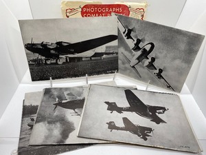 lot 277 image: Vintage Pack of Photographs of Combat Planes