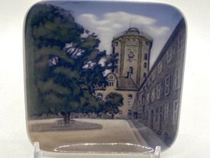 lot 286 image: Four Small Square Collectible Royal Copenhagen Plates