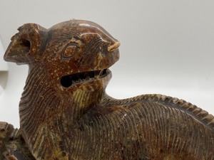 lot 296 image: Vintage Carved Figurines