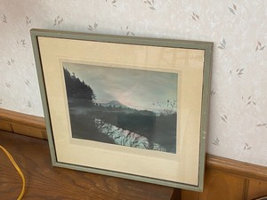 lot 324 image: Beautiful Vintage Tinted Landscape Photograph