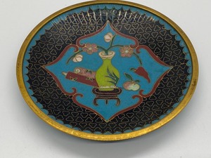 lot 328 image: Two Small Cloisonn Pieces
