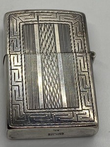 lot 129 image: Peru Sterling and 18K Lighter