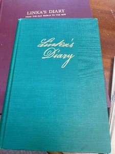 lot 382 image: Vintage Book Linkas Diary- From the Old World to the New