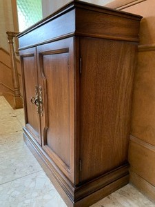 lot 426 image: Vintage Wood Storage Cabinet