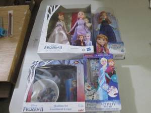 lot 12 image: frozen barbies and othertoys ...